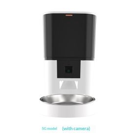 Video Camera With Adjustable Performance Pet Feeder (Option: White 4L-5G Night Vision Version)
