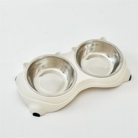 Only Self Pickup---Macaron Stainless Steel Bowl (Option: White)
